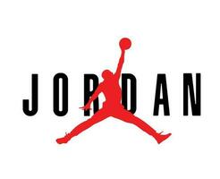 Jordânia marca logotipo símbolo Projeto roupas roupa esportiva vetor ilustração