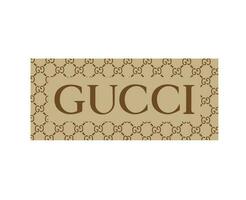 gucci marca logotipo símbolo Castanho Projeto roupas moda vetor ilustração