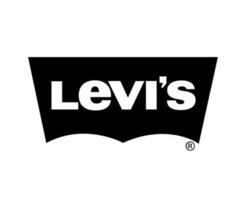levis marca logotipo símbolo Preto Projeto roupas moda vetor ilustração