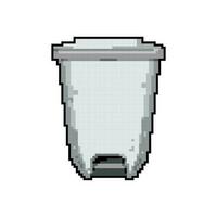 lixo Lixo bin lixo jogos pixel arte vetor ilustração
