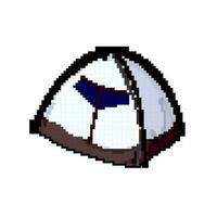 ilustração em vetor ícone de cor de acampamento de barraca de cúpula