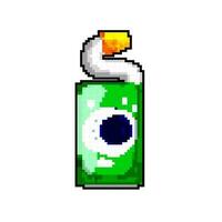 líquido banheiro limpador jogos pixel arte vetor ilustração