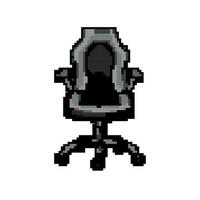 escrivaninha escritório cadeira jogos pixel arte vetor ilustração