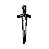 guerra medieval arma jogos pixel arte vetor ilustração