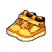 estilo criança sapatos jogos pixel arte vetor ilustração