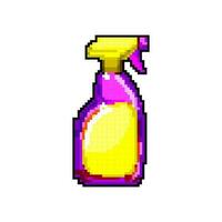 spray vidro limpador jogos pixel arte vetor ilustração