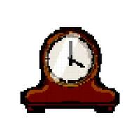 velho relógio vintage jogos pixel arte vetor ilustração