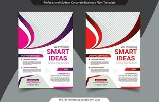 moderno e criativo o negócio folheto vetor Projeto e corporativo o negócio folheto modelo