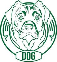 cachorro cabeça esboço logotipo vetor Arquivo