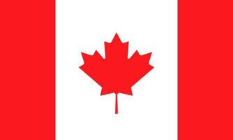 vetor ilustração do Canadá bandeira