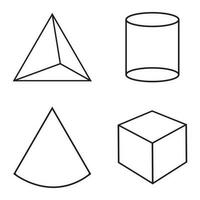 vetor de ícone de geometria