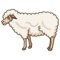 livre vetor agrupar do fofa ovelha animais para sacrifício e eid al-adha