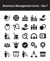 o negócio gestão ícones - conjunto 7 vetor