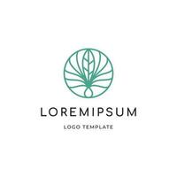 simples luxo ioga logotipo modelo vetor