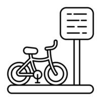 ícone de design exclusivo do ciclo vetor