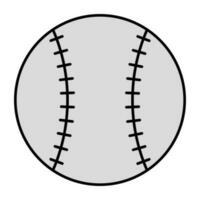 ícone de design editável de beisebol vetor