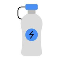 um ícone de design editável de garrafa de água vetor