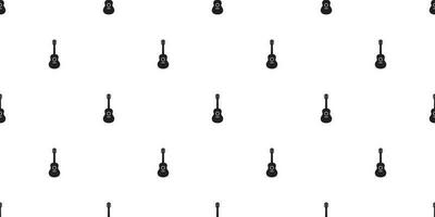 guitarra desatado padronizar vetor ukulele graves música cachecol isolado desenho animado ilustração repetir papel de parede telha fundo