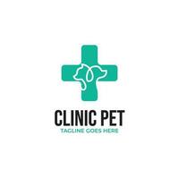 criativo médico animal fazer compras logotipo Projeto vetor conceito ilustração idéia