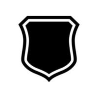 escudo ícone vetor. defesa ilustração placa. armaduras símbolo. proteção logotipo. segurança marca. vetor