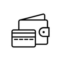 crédito cartão ícone vetor. banco cartão ilustração placa. banco conta símbolo ou logotipo. vetor