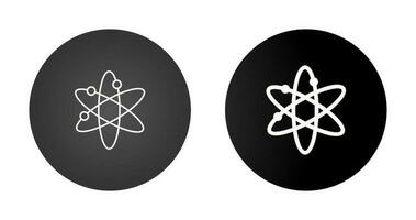 ícone de vetor de estrutura atômica