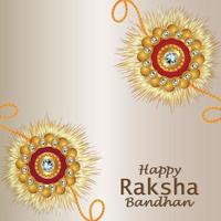 feliz celebração de fundo raksha bandhan com ilustração em vetor criativo de flor de guirlanda