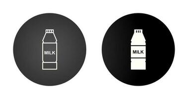 ícone de vetor de garrafa de leite