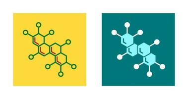 ícone de vetor de molécula