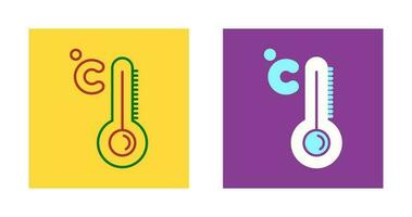 ícone de vetor de alta temperatura