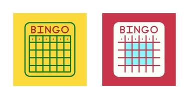 ícone de vetor de bingo