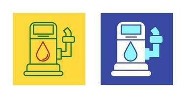 ícone de vetor de posto de gasolina