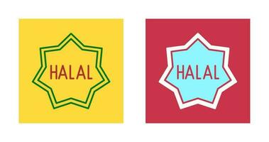 ícone de vetor halal