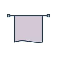 ícone de vetor de secador de toalhas