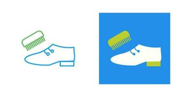 ícone de vetor de polimento de sapato