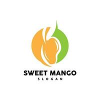 manga logotipo, fresco fruta vetor, abstrato linha estilo projeto, ícone modelo ilustração vetor