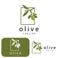 Oliva logotipo, Oliva óleo plantar vetor, natural ervas saúde remédio projeto, ilustração modelo ícone vetor