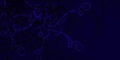 fundo vector roxo claro com linhas curvas.