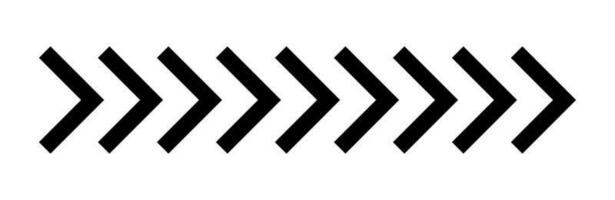 Preto Setas; flechas símbolo em branco fundo. mistura efeito seta Projeto vetor ilustração.