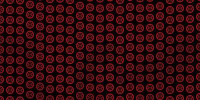 fundo vector vermelho escuro com símbolos ocultos.