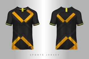 Modelo de design gráfico de maquete de esporte de camiseta e camisa de futebol para kit de futebol vetor