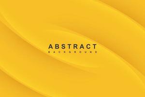 abstrato moderno amarelo com decoração de sombra vetor