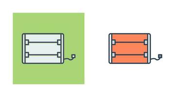 ícone de vetor de aquecedor elétrico