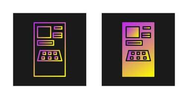 ícone de vetor de caixa eletrônico