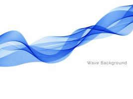 fundo de negócios de design de onda azul vetor