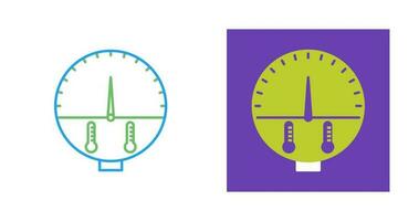 ícone de vetor indicador de temperatura
