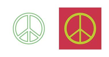 ícone de vetor de pacifismo