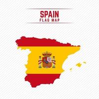 mapa da bandeira da espanha vetor