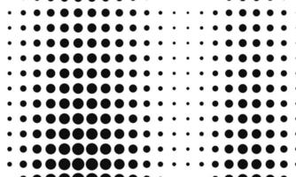 padrão abstrato de círculos pretos sem costura vetor