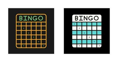 ícone de vetor de bingo